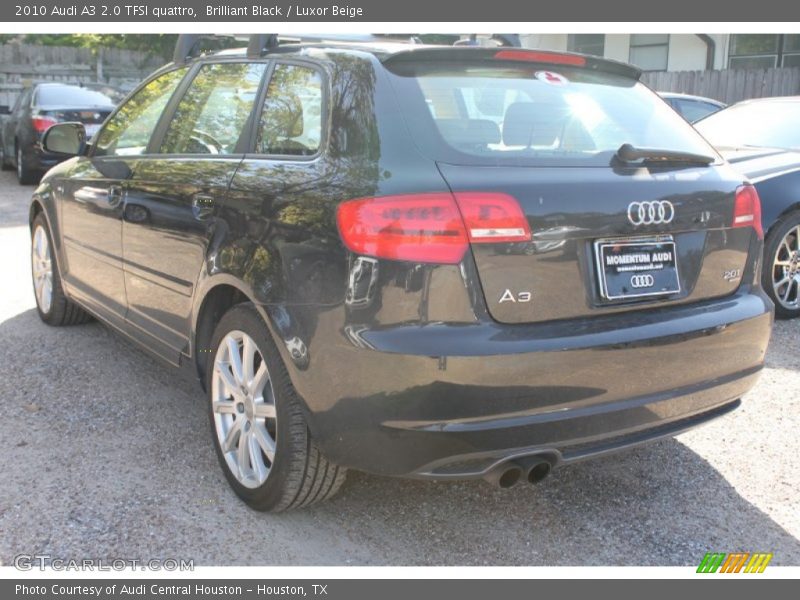Brilliant Black / Luxor Beige 2010 Audi A3 2.0 TFSI quattro