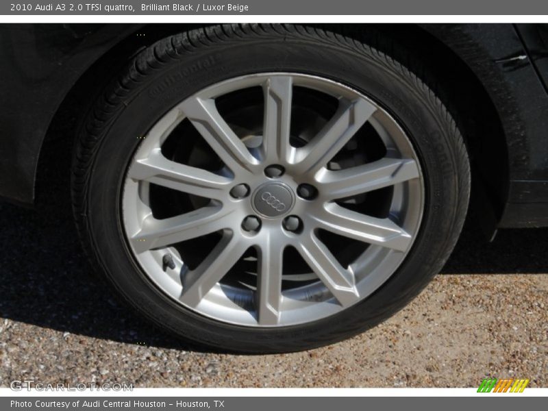 Brilliant Black / Luxor Beige 2010 Audi A3 2.0 TFSI quattro