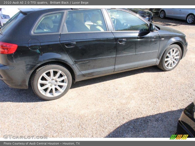 Brilliant Black / Luxor Beige 2010 Audi A3 2.0 TFSI quattro