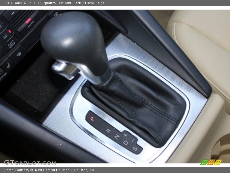 Brilliant Black / Luxor Beige 2010 Audi A3 2.0 TFSI quattro
