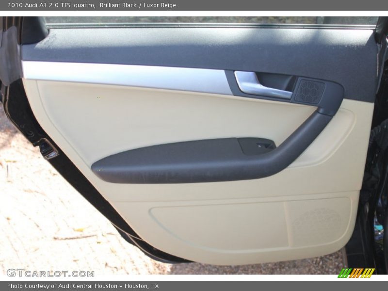 Brilliant Black / Luxor Beige 2010 Audi A3 2.0 TFSI quattro