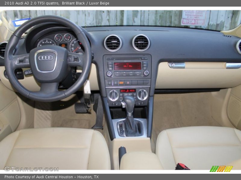 Brilliant Black / Luxor Beige 2010 Audi A3 2.0 TFSI quattro