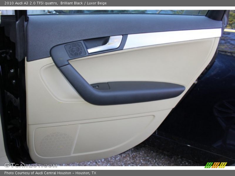 Brilliant Black / Luxor Beige 2010 Audi A3 2.0 TFSI quattro