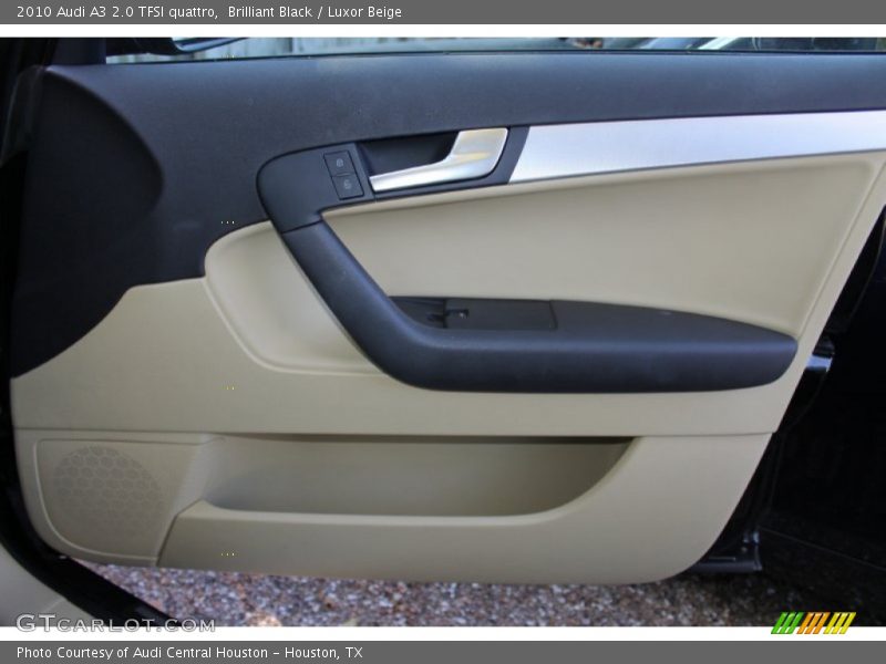 Brilliant Black / Luxor Beige 2010 Audi A3 2.0 TFSI quattro
