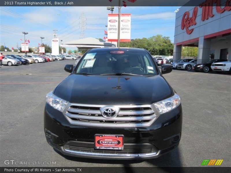 Black / Ash 2013 Toyota Highlander V6