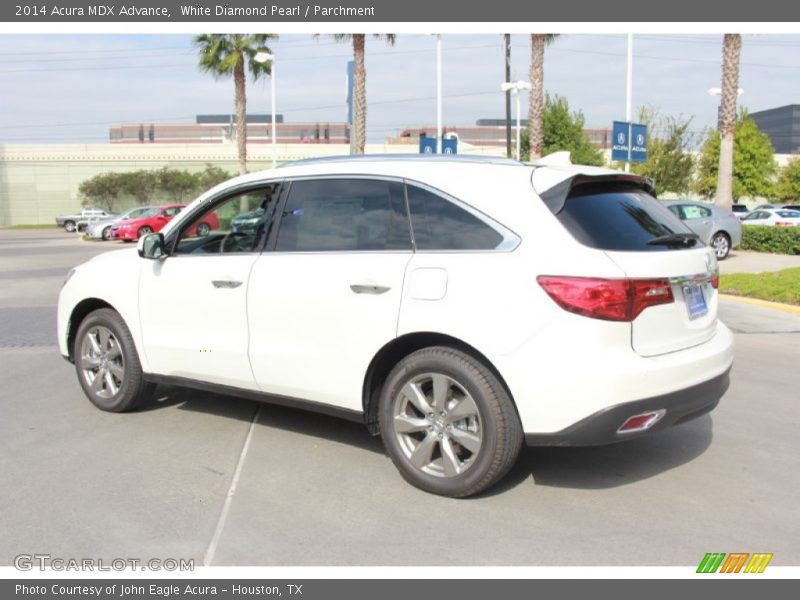 White Diamond Pearl / Parchment 2014 Acura MDX Advance