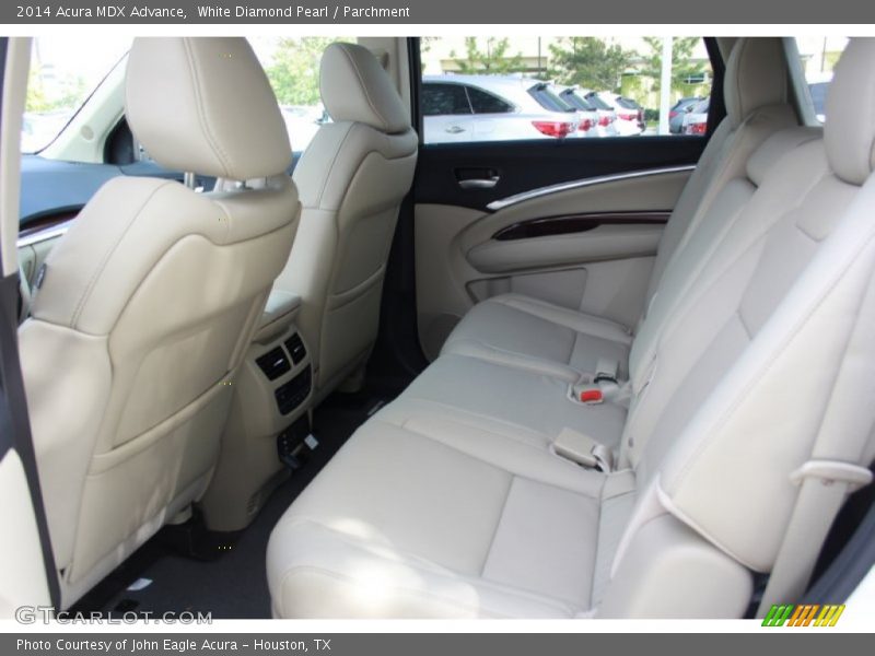 White Diamond Pearl / Parchment 2014 Acura MDX Advance