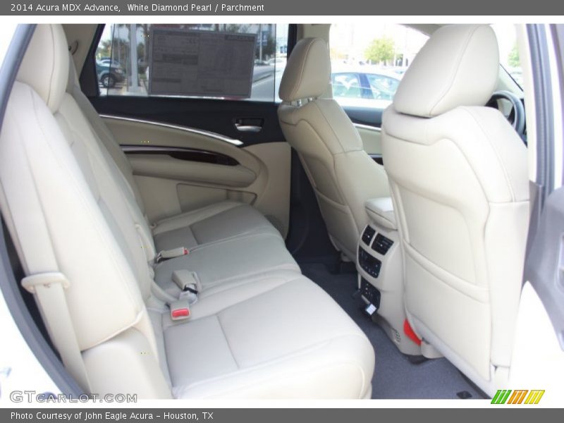 White Diamond Pearl / Parchment 2014 Acura MDX Advance