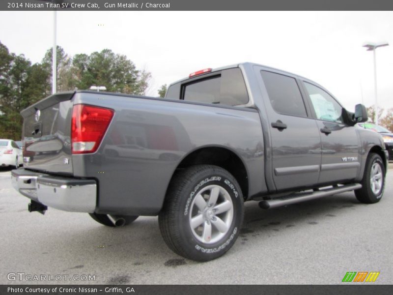 Gun Metallic / Charcoal 2014 Nissan Titan SV Crew Cab