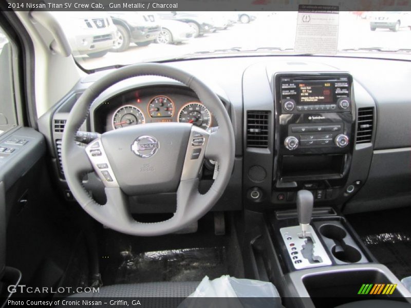 Gun Metallic / Charcoal 2014 Nissan Titan SV Crew Cab