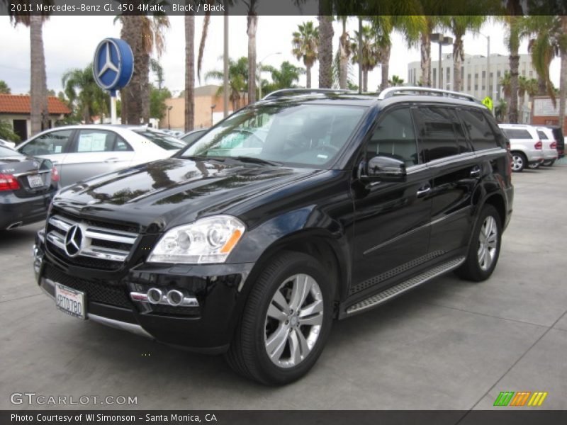 Black / Black 2011 Mercedes-Benz GL 450 4Matic