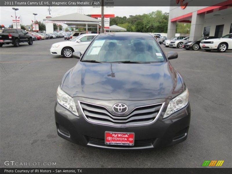 Magnetic Gray Metallic / Ash 2011 Toyota Camry LE V6