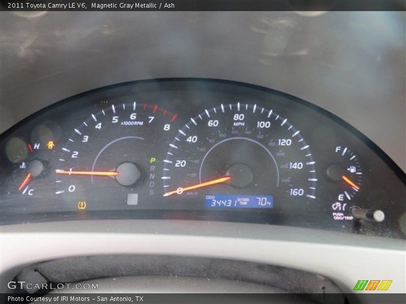 Magnetic Gray Metallic / Ash 2011 Toyota Camry LE V6