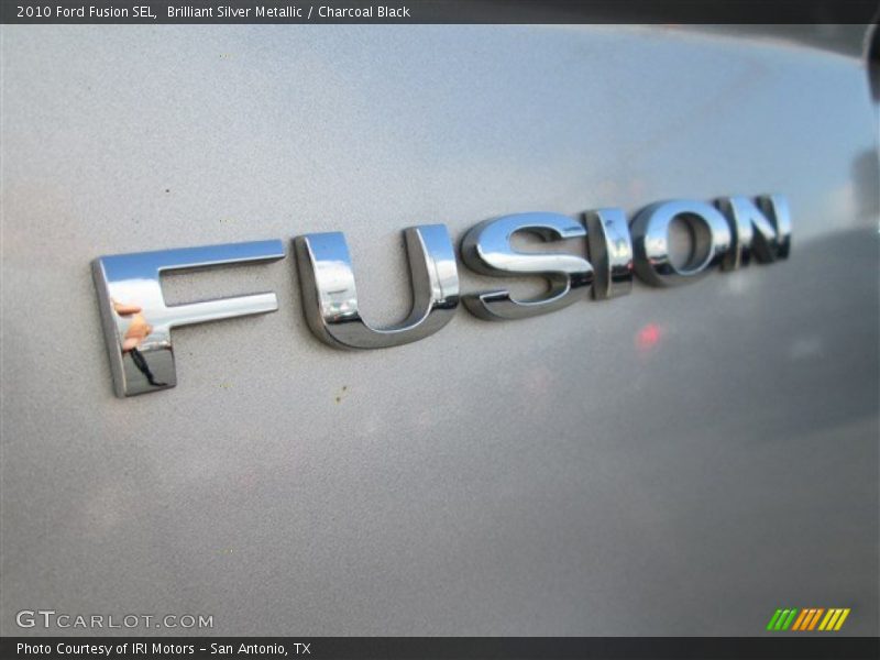 Brilliant Silver Metallic / Charcoal Black 2010 Ford Fusion SEL