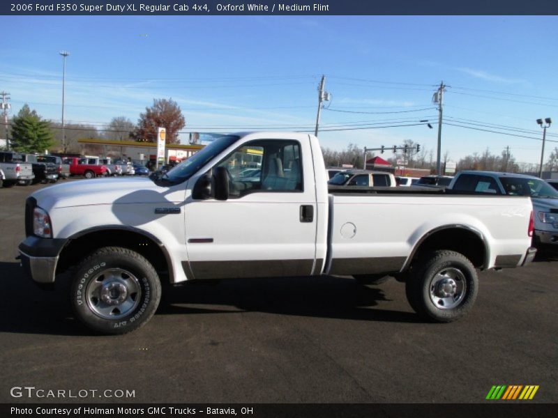 Oxford White / Medium Flint 2006 Ford F350 Super Duty XL Regular Cab 4x4