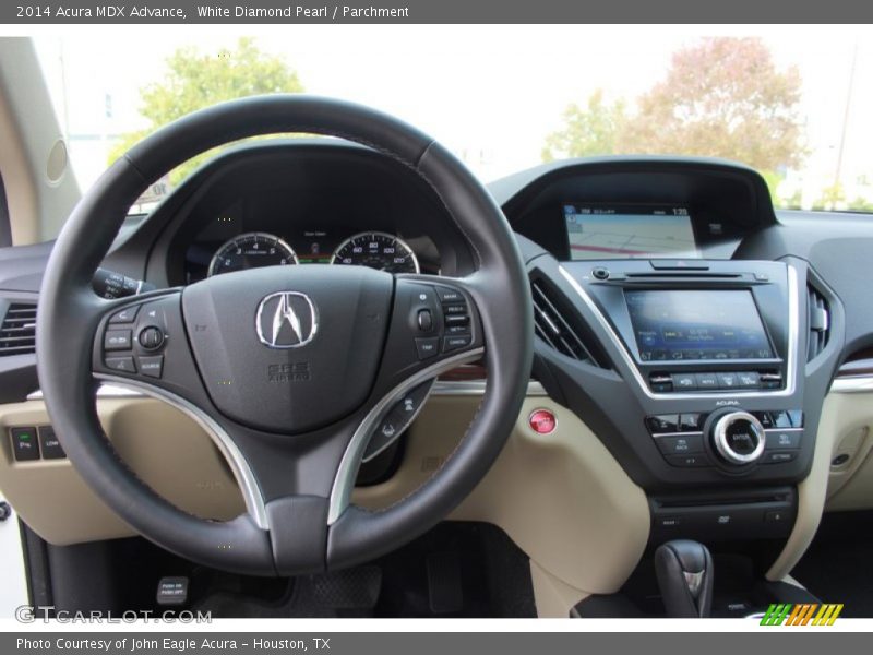 White Diamond Pearl / Parchment 2014 Acura MDX Advance