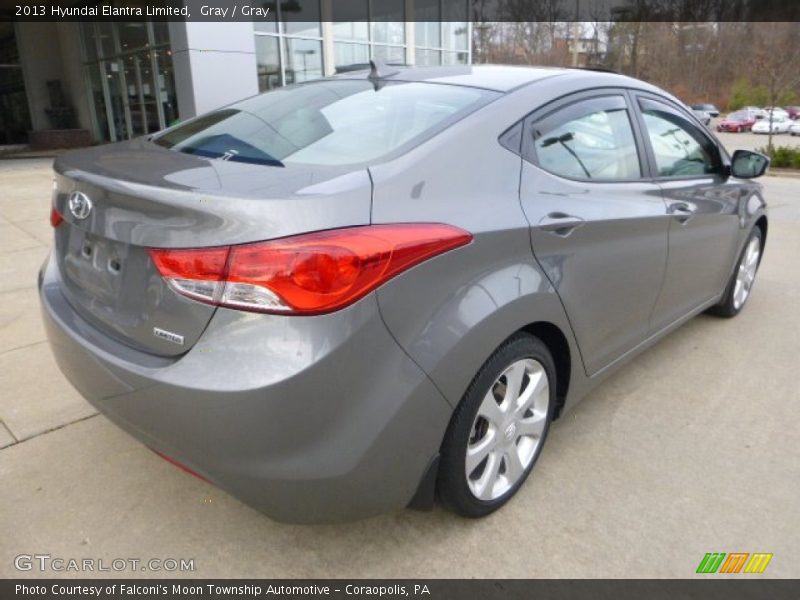 Gray / Gray 2013 Hyundai Elantra Limited