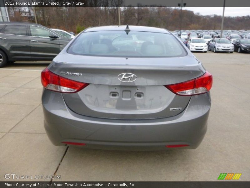Gray / Gray 2013 Hyundai Elantra Limited