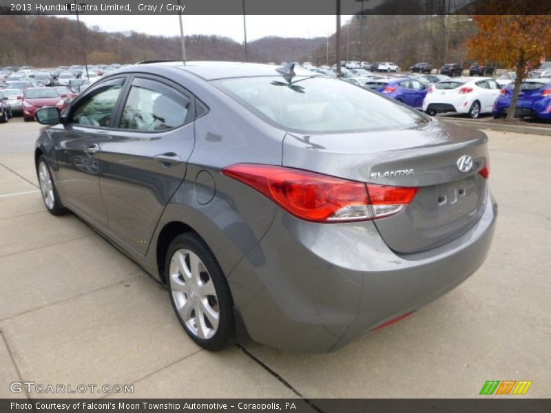 Gray / Gray 2013 Hyundai Elantra Limited
