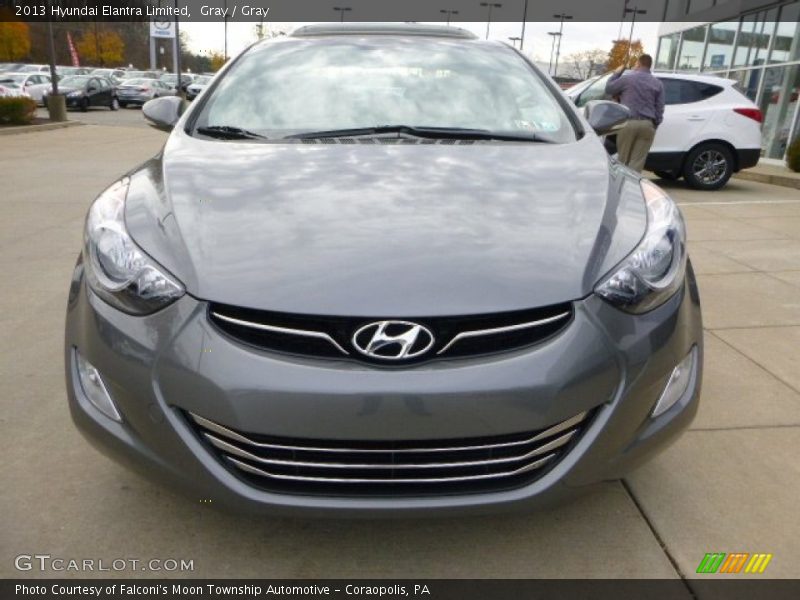 Gray / Gray 2013 Hyundai Elantra Limited