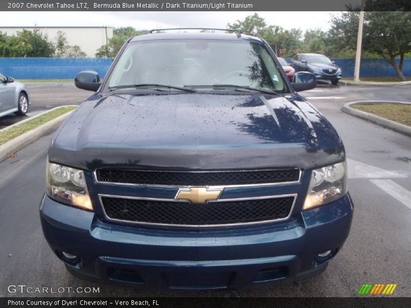 Bermuda Blue Metallic / Dark Titanium/Light Titanium 2007 Chevrolet Tahoe LTZ