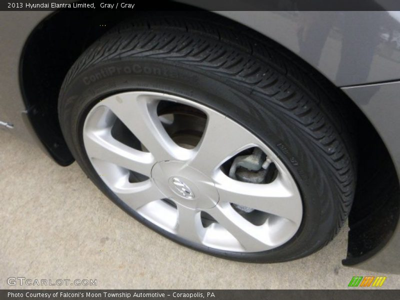 Gray / Gray 2013 Hyundai Elantra Limited
