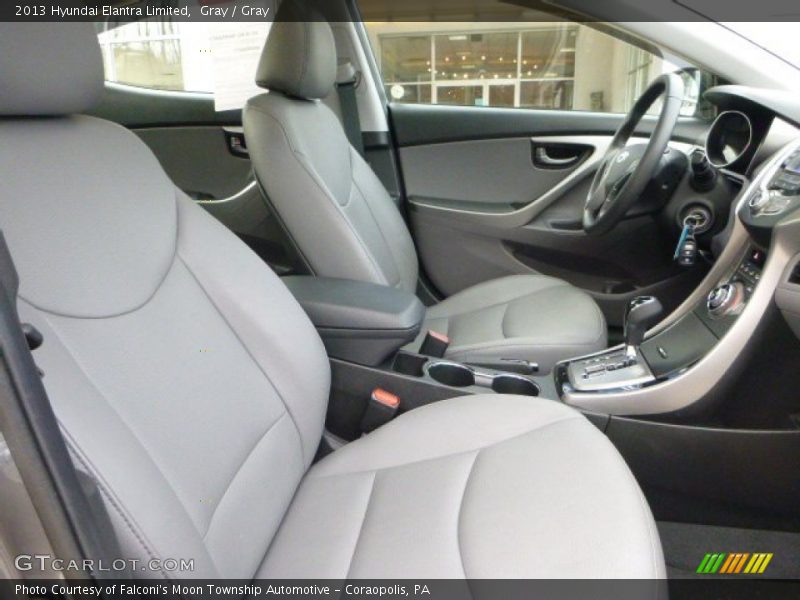 Gray / Gray 2013 Hyundai Elantra Limited