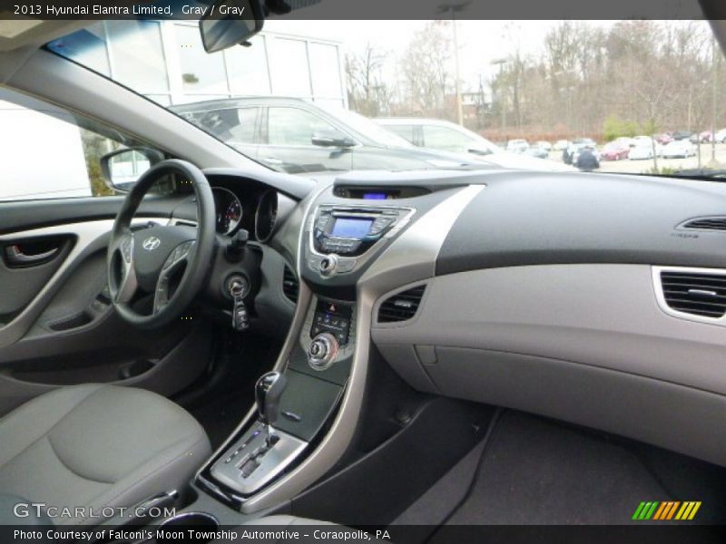 Gray / Gray 2013 Hyundai Elantra Limited