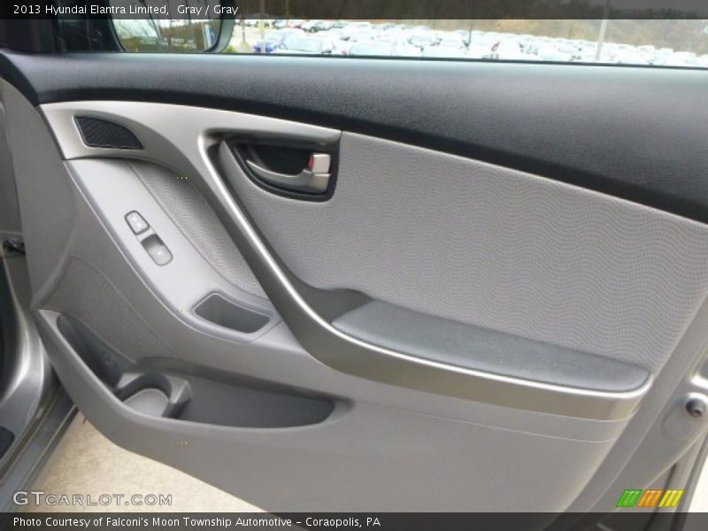 Gray / Gray 2013 Hyundai Elantra Limited