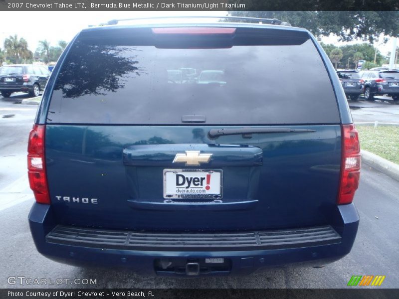 Bermuda Blue Metallic / Dark Titanium/Light Titanium 2007 Chevrolet Tahoe LTZ