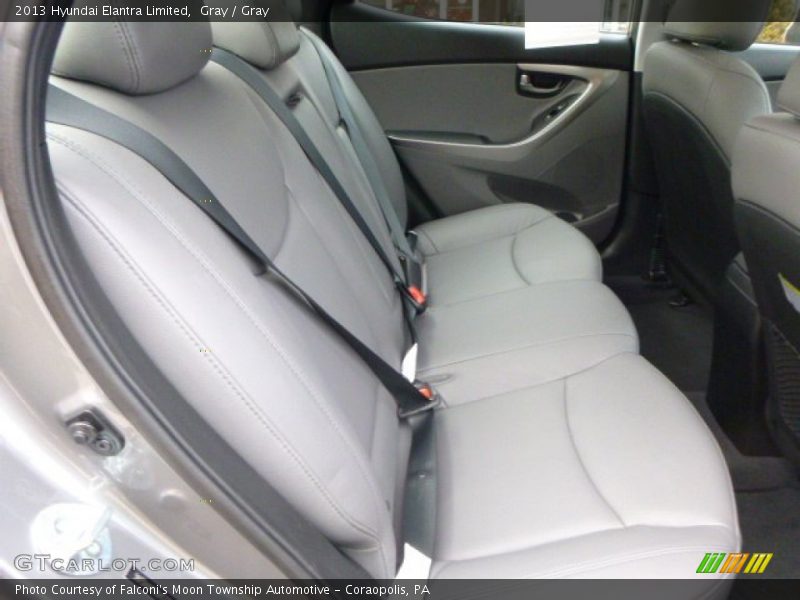 Gray / Gray 2013 Hyundai Elantra Limited