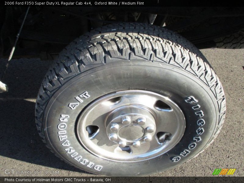 Oxford White / Medium Flint 2006 Ford F350 Super Duty XL Regular Cab 4x4