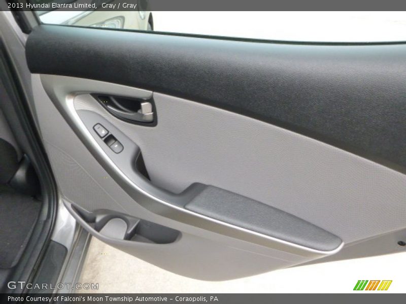 Gray / Gray 2013 Hyundai Elantra Limited