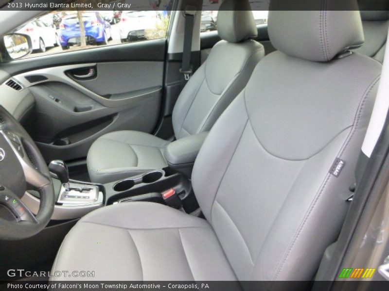 Gray / Gray 2013 Hyundai Elantra Limited