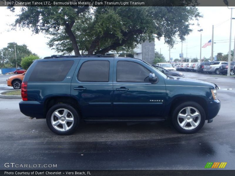 Bermuda Blue Metallic / Dark Titanium/Light Titanium 2007 Chevrolet Tahoe LTZ