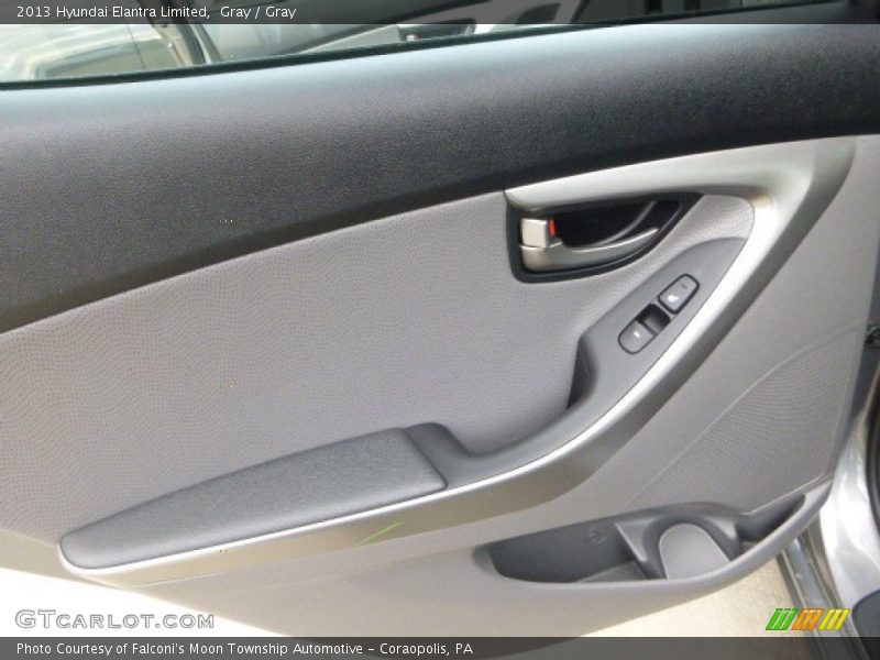 Gray / Gray 2013 Hyundai Elantra Limited