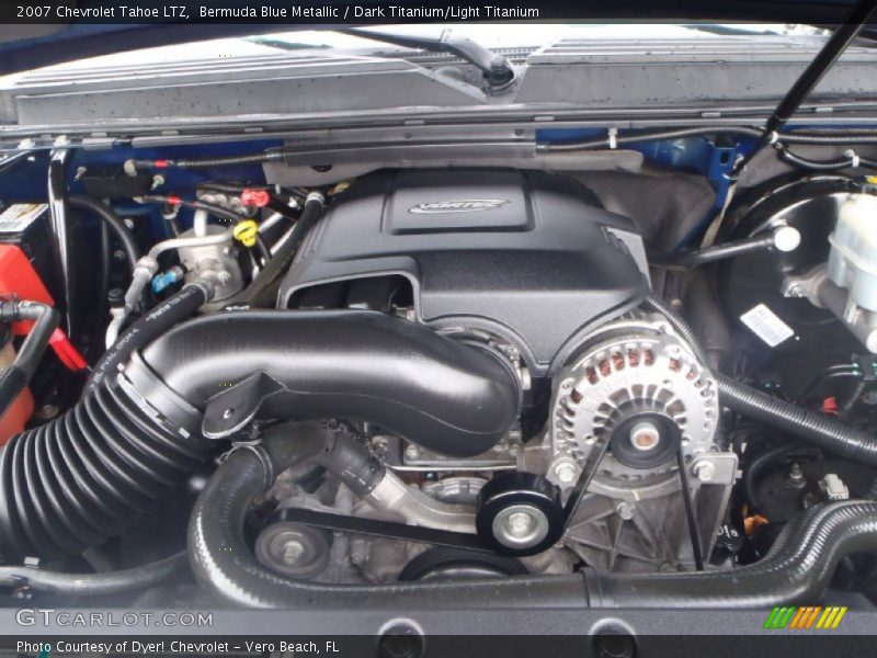 Bermuda Blue Metallic / Dark Titanium/Light Titanium 2007 Chevrolet Tahoe LTZ