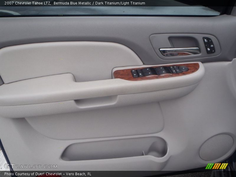 Bermuda Blue Metallic / Dark Titanium/Light Titanium 2007 Chevrolet Tahoe LTZ