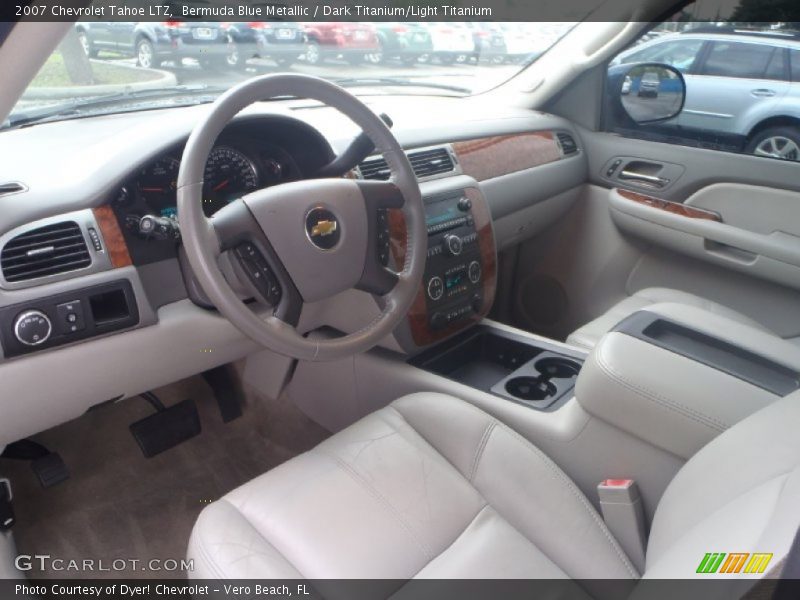 Bermuda Blue Metallic / Dark Titanium/Light Titanium 2007 Chevrolet Tahoe LTZ