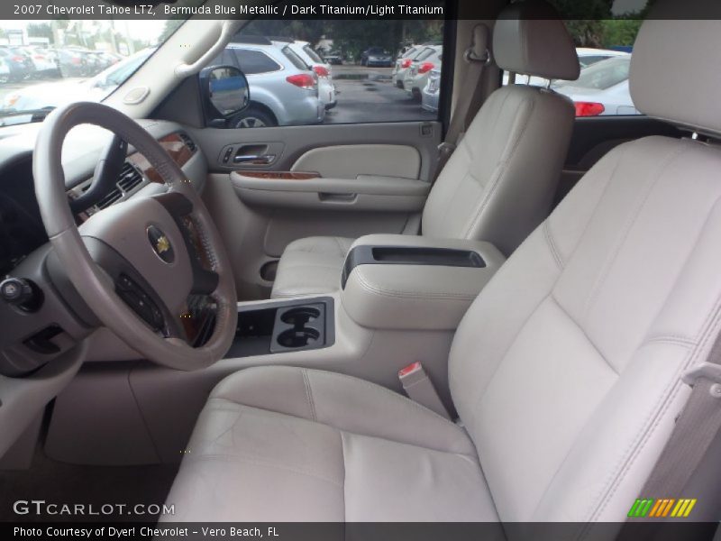 Bermuda Blue Metallic / Dark Titanium/Light Titanium 2007 Chevrolet Tahoe LTZ