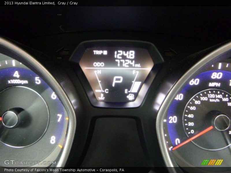 Gray / Gray 2013 Hyundai Elantra Limited