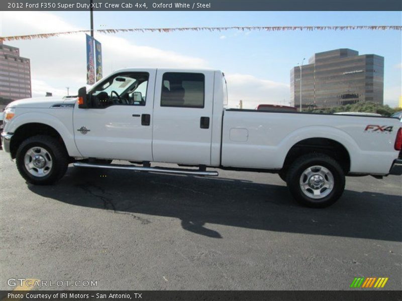 Oxford White / Steel 2012 Ford F350 Super Duty XLT Crew Cab 4x4
