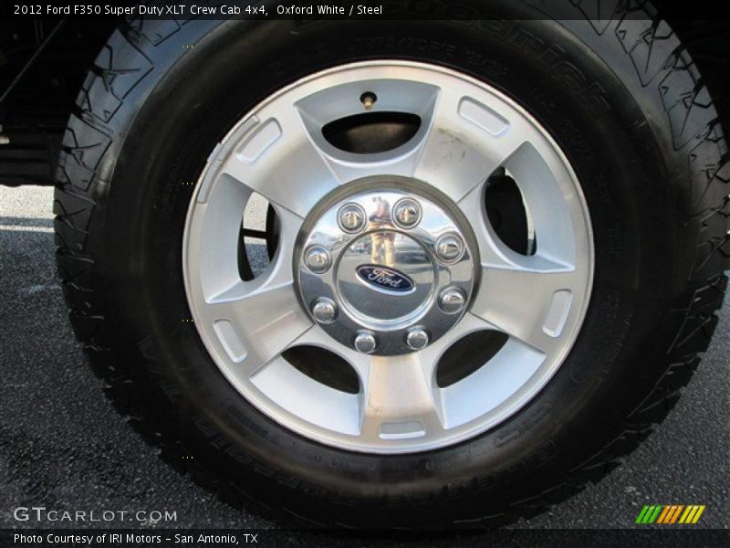 Oxford White / Steel 2012 Ford F350 Super Duty XLT Crew Cab 4x4