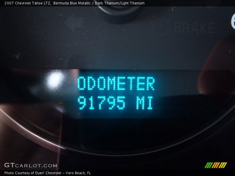 Bermuda Blue Metallic / Dark Titanium/Light Titanium 2007 Chevrolet Tahoe LTZ