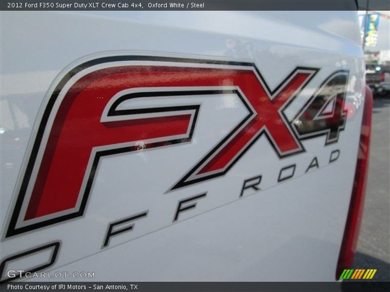 Oxford White / Steel 2012 Ford F350 Super Duty XLT Crew Cab 4x4