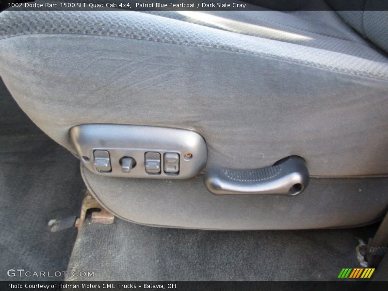 Patriot Blue Pearlcoat / Dark Slate Gray 2002 Dodge Ram 1500 SLT Quad Cab 4x4
