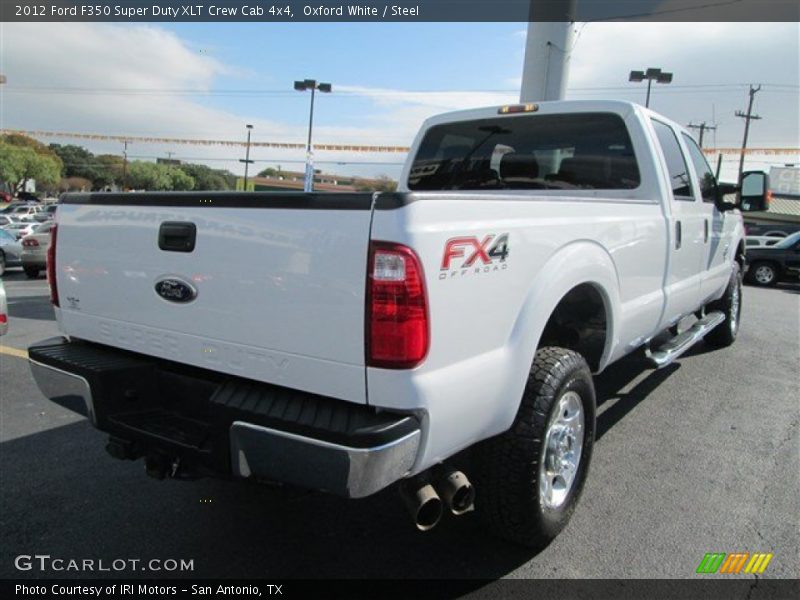 Oxford White / Steel 2012 Ford F350 Super Duty XLT Crew Cab 4x4