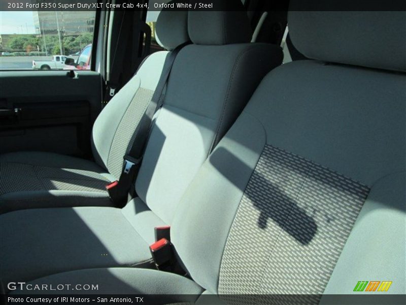 Oxford White / Steel 2012 Ford F350 Super Duty XLT Crew Cab 4x4