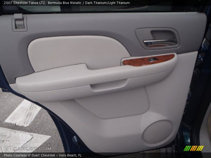 Bermuda Blue Metallic / Dark Titanium/Light Titanium 2007 Chevrolet Tahoe LTZ