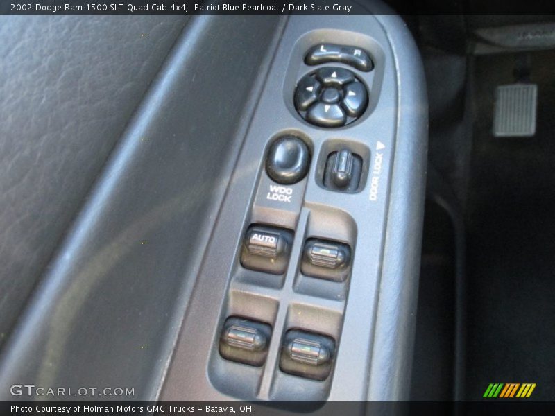 Patriot Blue Pearlcoat / Dark Slate Gray 2002 Dodge Ram 1500 SLT Quad Cab 4x4